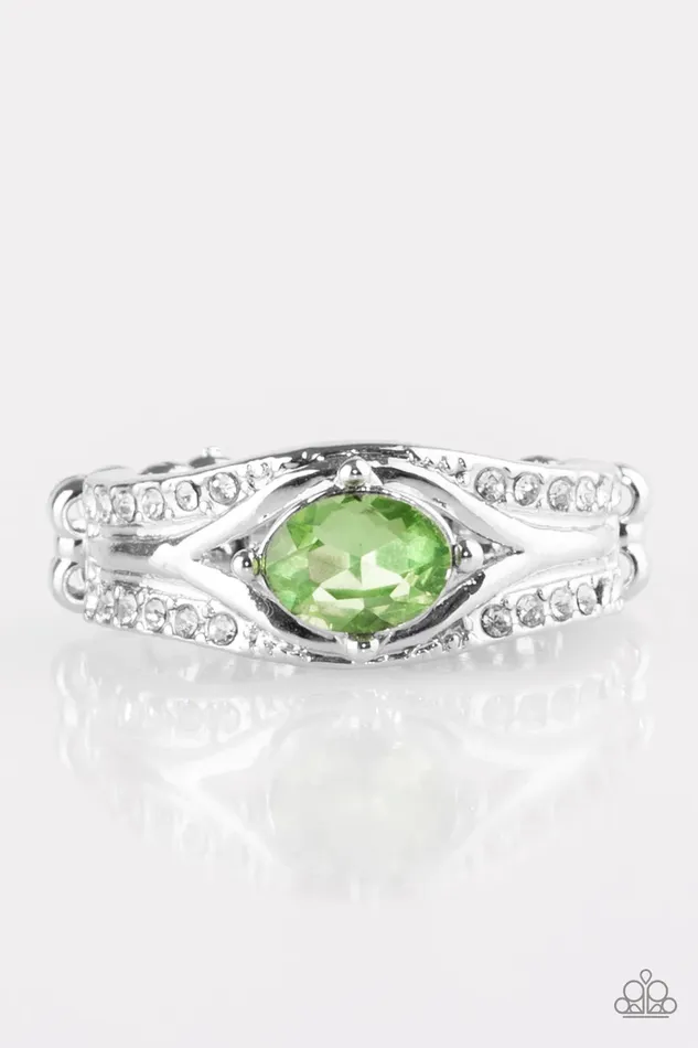 Rings Paparazzi Jewelry Paparazzi Ring The Insider Green