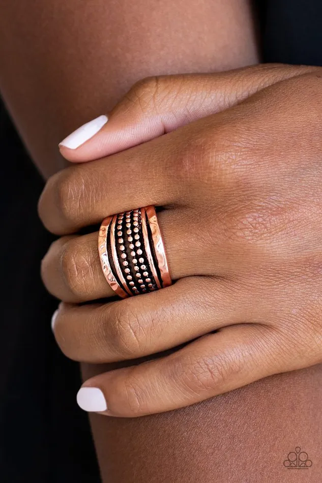 Rings Paparazzi Jewelry Paparazzi Ring Trailblazin Trails Copper