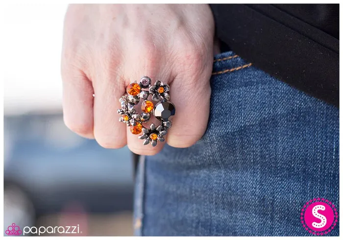 Rings Paparazzi Jewelry Paparazzi Ring What Lies Beneath Orange
