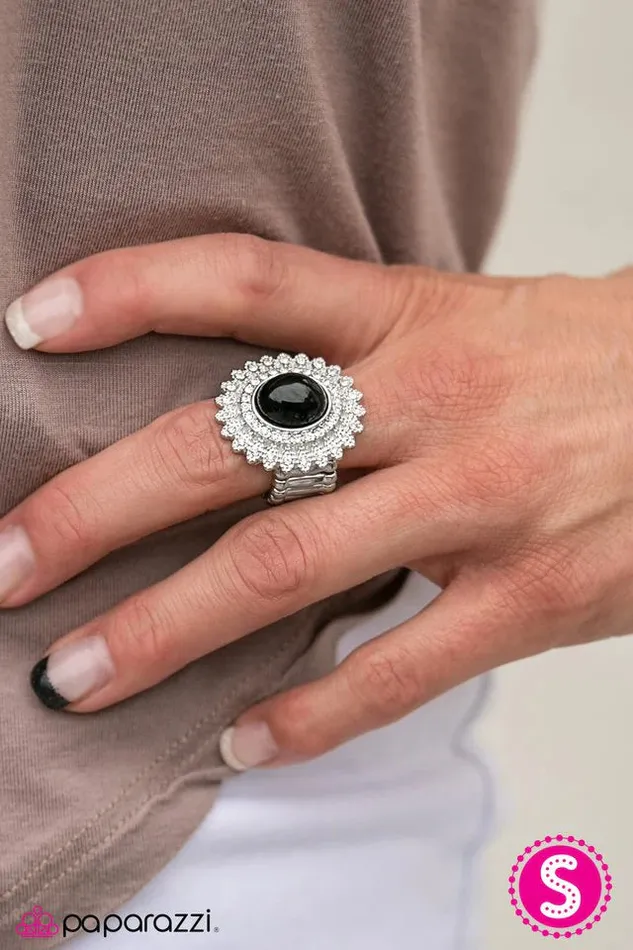 Rings Paparazzi Ring Born To Shine Black Paparazzi Jewelry