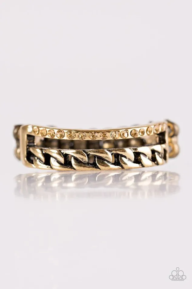 Rings Paparazzi Ring Epic Shimmer Brass Paparazzi Jewelry