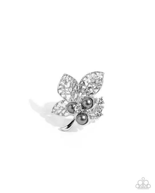 Rings Paparazzi Ring Luminescent Leaves Silver Paparazzi Jewelry Rings Paparazzi Ring Luminescent Leaves Silver Paparazzi Jewelry