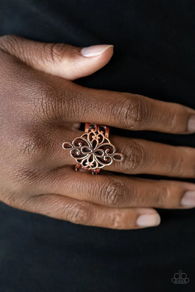 Rings Paparazzi Ring Walk The VINE Copper Paparazzi Jewelry