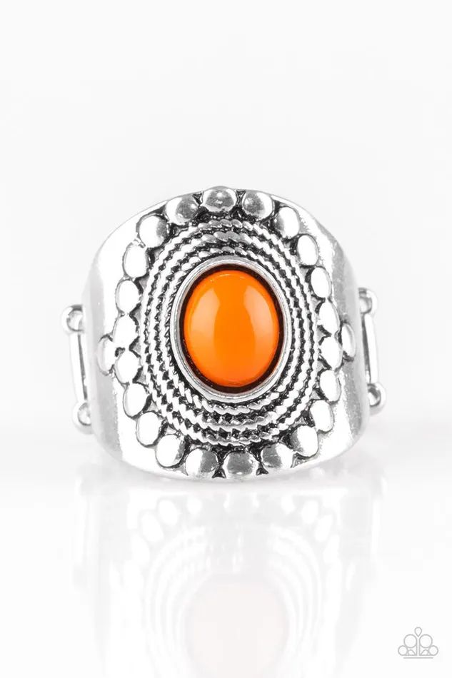 Rings Paparazzi Ring ZEN To One Orange Paparazzi Jewelry Rings Paparazzi Ring ZEN To One Orange Paparazzi Jewelry