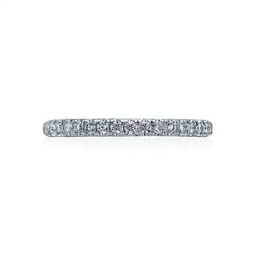 Rings Tacori Tacori Petite Crescent Ladies 18K Gold Diamond Eternity Wedding Band Ring