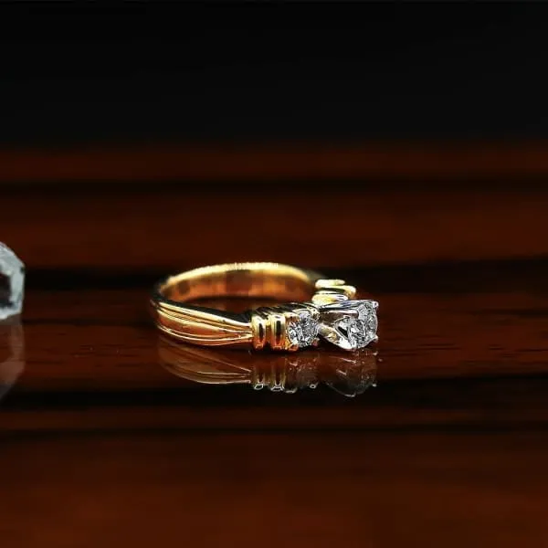 Rings Vintage Diamond Engagement Ring Set in 14K Yellow Gold 115ct tw Round Brilliant Natural Diamonds Diamond Source NYC Rings Vintage Diamond Engagement Ring Set in 14K Yellow Gold 115ct tw Round Brilliant Natural Diamonds Diamond Source NYC