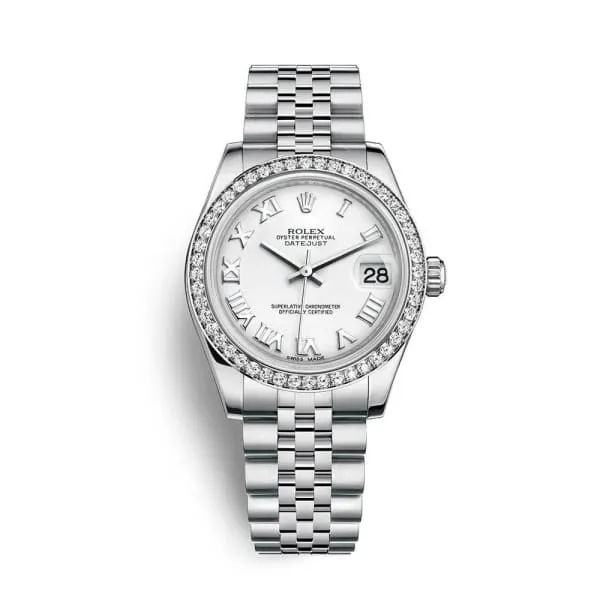 Rolex Datejust 31mm Ref 1783840006 White Roman Dial Stainless Steel Jubilee Bracelet Womens Watch Rolex Bracelets Rolex Datejust 31mm Ref 1783840006 White Roman Dial Stainless Steel Jubilee Bracelet Womens Watch Rolex Bracelets