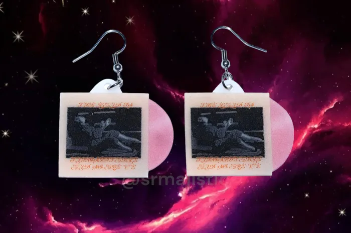 Sam Makes Things Earrings Mitski The Land is Inhospitable and So Are We Vinyl Album Handmade Earrings Sam Makes Things Earrings Mitski The Land is Inhospitable and So Are We Vinyl Album Handmade Earrings