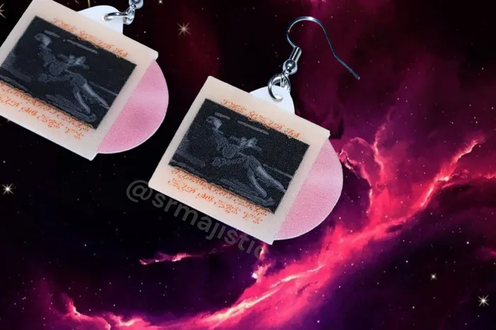 Sam Makes Things Earrings Mitski The Land is Inhospitable and So Are We Vinyl Album Handmade Earrings Sam Makes Things Earrings Mitski The Land is Inhospitable and So Are We Vinyl Album Handmade Earrings