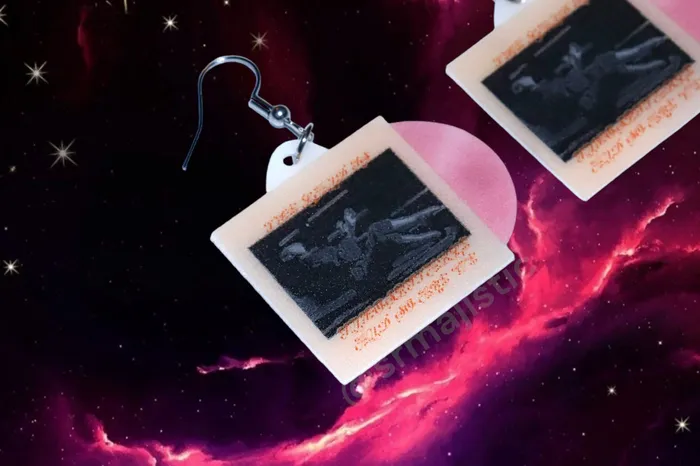 Sam Makes Things Earrings Mitski The Land is Inhospitable and So Are We Vinyl Album Handmade Earrings Sam Makes Things Earrings Mitski The Land is Inhospitable and So Are We Vinyl Album Handmade Earrings