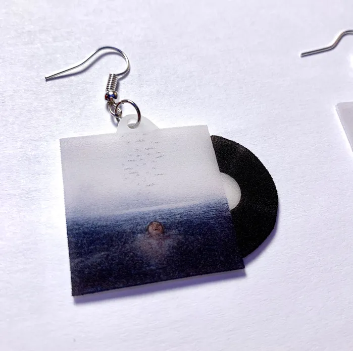 Sam Makes Things Earrings Shawn Mendes Wonder Vinyl Album Handmade Earrings
