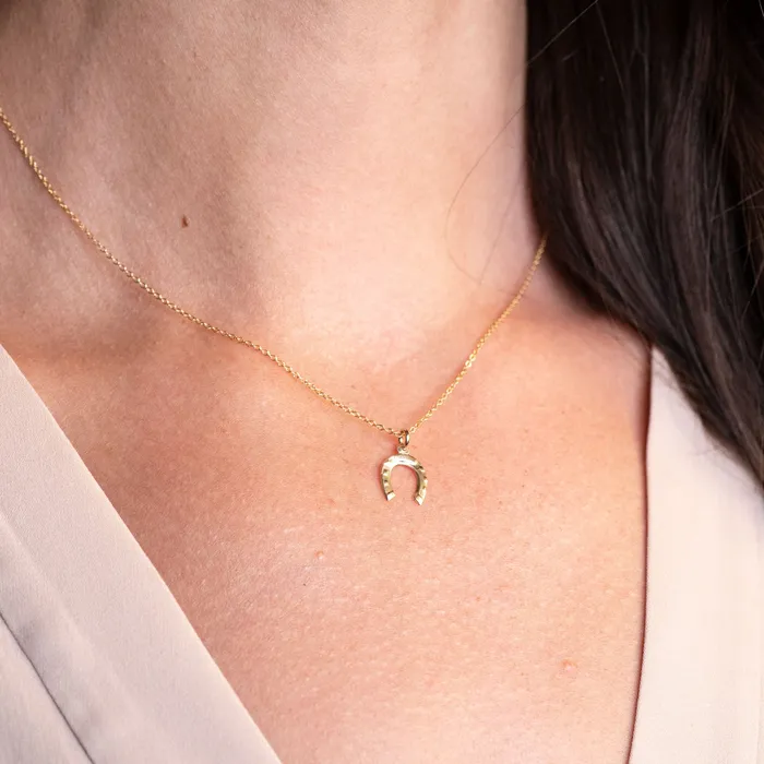 TheRoseGypsy Necklaces Gold Filled Horseshoe Necklace