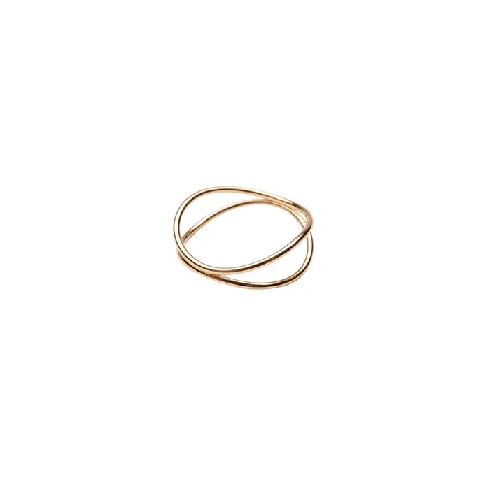 TheRoseGypsy Rings Gold Filled Double Ring