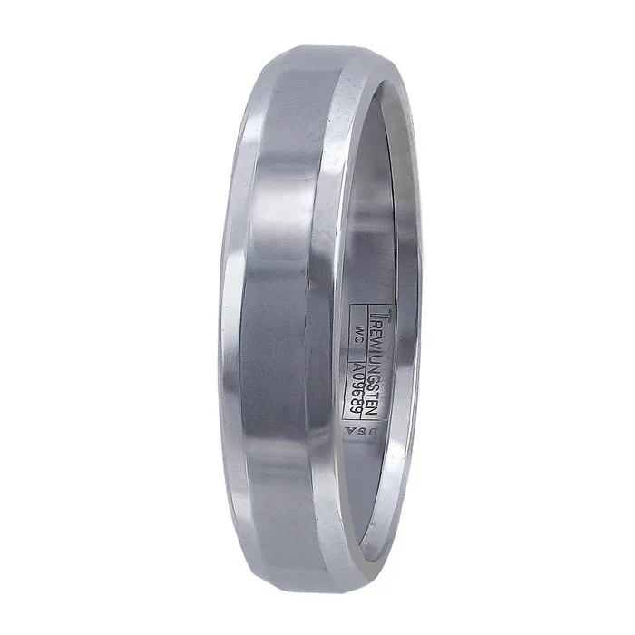 Trent West Solid Tungsten Mens Band Rings Trent West Solid Tungsten Mens Band Rings