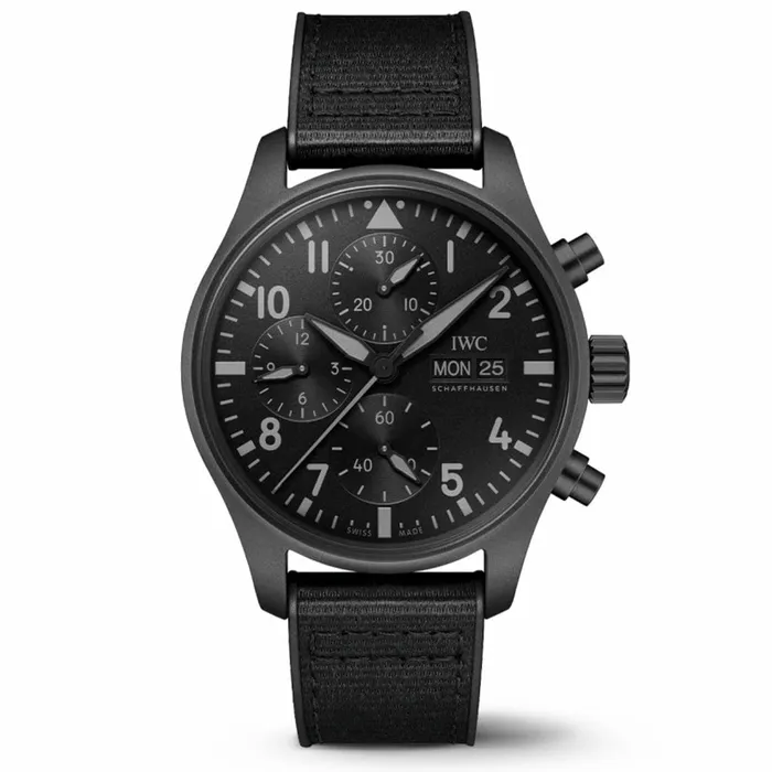 Watches IWC Schaffhausen Pilots Watch Chronograph 41 Top Gun Ceratanium IW388106 Watches IWC Schaffhausen Pilots Watch Chronograph 41 Top Gun Ceratanium IW388106