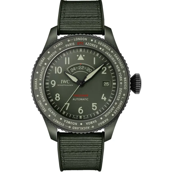 Watches Pilots Watch Timezoner Top Gun Woodland IW395601 IWC Schaffhausen Watches Pilots Watch Timezoner Top Gun Woodland IW395601 IWC Schaffhausen
