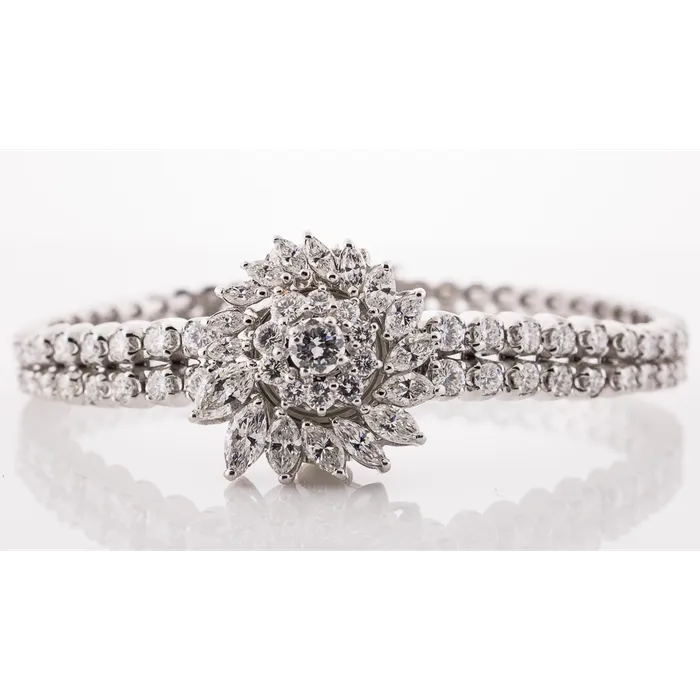 Watches VintageEstate Vintage Cortina Watch White Gold Diamonds PreownedSold As Is Watches VintageEstate Vintage Cortina Watch White Gold Diamonds PreownedSold As Is