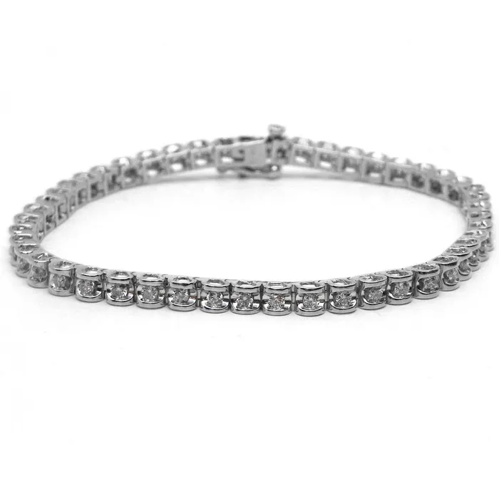 14K White Gold Ladies Round Natural Earth Mined Diamond 815 Carats Tennis Bracelet Fine GB Bracelets 14K White Gold Ladies Round Natural Earth Mined Diamond 815 Carats Tennis Bracelet Fine GB Bracelets