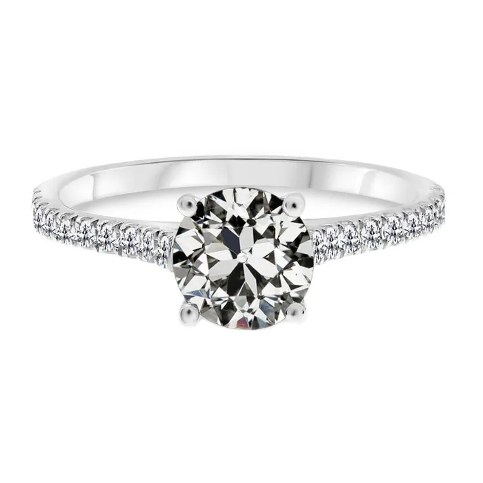 3 Carat Old European Earth Mined Diamond Gold Engagement Ring HarryChadEntcom Rings 3 Carat Old European Earth Mined Diamond Gold Engagement Ring HarryChadEntcom Rings