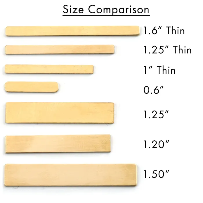 AP PreStyled Sets Gold Filled Rectangle Bar 305mm 120 x 5mm 20 20 Gauge