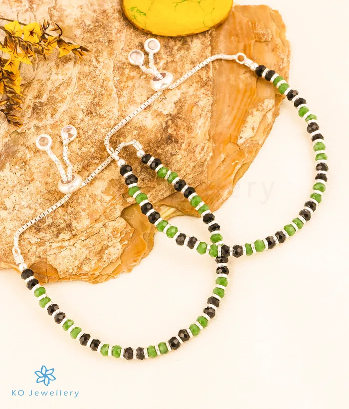 Baby The Rudrani Silver BabyKids Nazariya Anklets or Bracelet Free Size Bracelets Baby The Rudrani Silver BabyKids Nazariya Anklets or Bracelet Free Size Bracelets