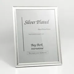 Bey Berk Silver Plated 8 12X11 Picture Frame Bey Berk Rings