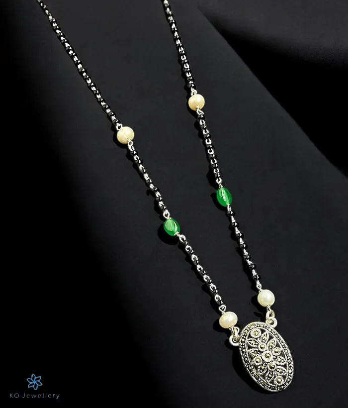 Bharati Necklaces The Gulika Silver Mangalsutra Necklace