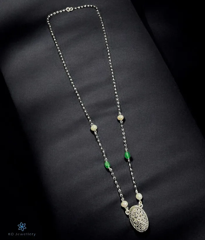 Bharati Necklaces The Gulika Silver Mangalsutra Necklace