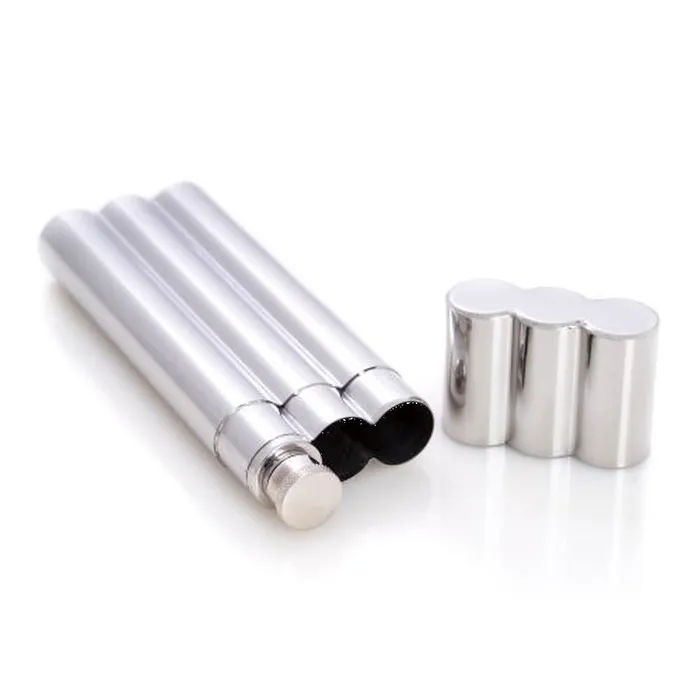 Bracelets Bey Berk Bey Berk Stainless Steel Double Cigar Tube With 2 Oz Flask Bracelets Bey Berk Bey Berk Stainless Steel Double Cigar Tube With 2 Oz Flask