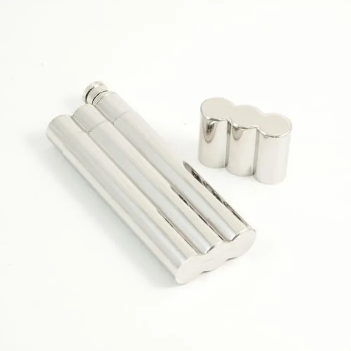 Bracelets Bey Berk Bey Berk Stainless Steel Double Cigar Tube With 2 Oz Flask Bracelets Bey Berk Bey Berk Stainless Steel Double Cigar Tube With 2 Oz Flask
