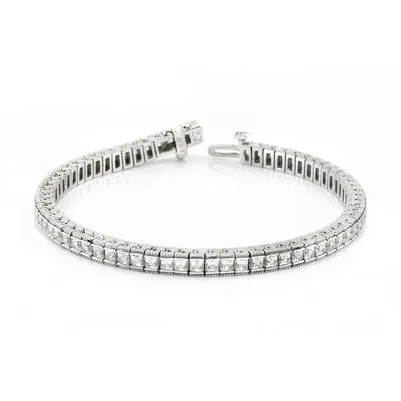 Bracelets GB 1050 Carats Natural Earth Mined Diamond Tennis Bracelet White Gold 14K Jewelry Bracelets GB 1050 Carats Natural Earth Mined Diamond Tennis Bracelet White Gold 14K Jewelry