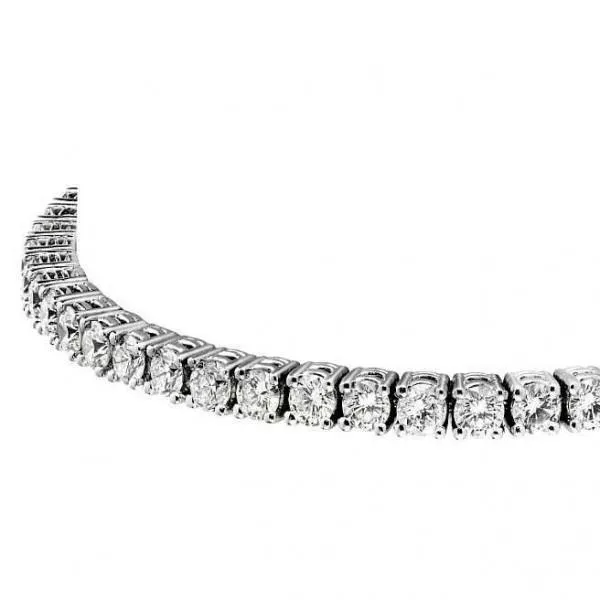 Bracelets GB Round Natural Earth Mined Diamond Tennis Bracelet 650 Carats White Gold 14K Jewelry Bracelets GB Round Natural Earth Mined Diamond Tennis Bracelet 650 Carats White Gold 14K Jewelry