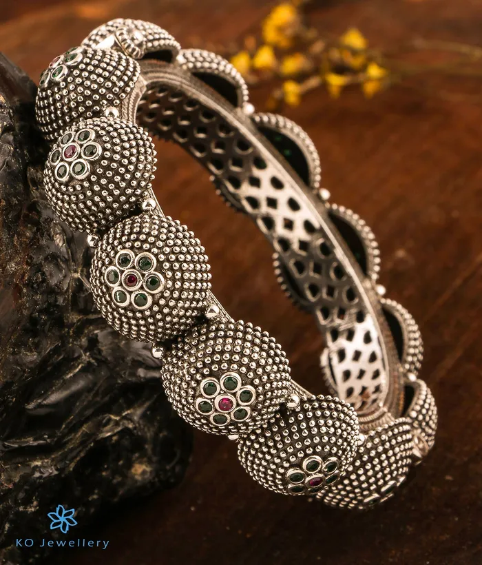 Bracelets The Huma Silver Openable Bracelet Size 24 Jaipur