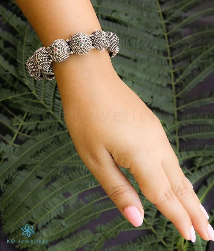 Bracelets The Huma Silver Openable Bracelet Size 24 Jaipur