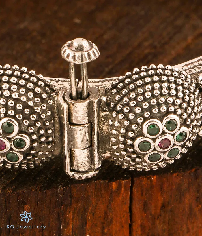 Bracelets The Huma Silver Openable Bracelet Size 24 Jaipur