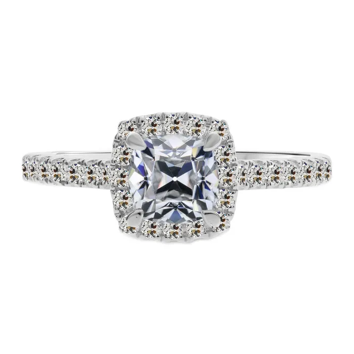 Cushion Old Mine Cut Halo Engagement Real Diamond Ring 5 Carats HarryChadEntcom Rings Cushion Old Mine Cut Halo Engagement Real Diamond Ring 5 Carats HarryChadEntcom Rings
