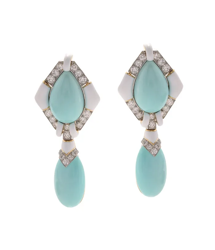 Earrings David Webb Kite Drop Earrings