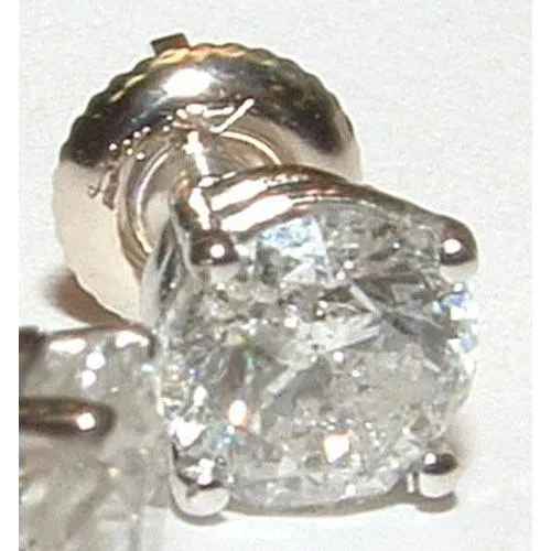 Earrings GB Round H Vs1 Real Natural Earth Mined Diamond Earring Stud Platinum Earring 3 Carats Earrings GB Round H Vs1 Real Natural Earth Mined Diamond Earring Stud Platinum Earring 3 Carats
