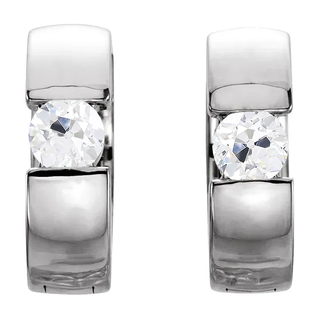 Earrings HarryChadEntcom Solitaire Hoop Natural Earth Mined Diamond Earrings Old Miner Bar Set 3 Carats Earrings HarryChadEntcom Solitaire Hoop Natural Earth Mined Diamond Earrings Old Miner Bar Set 3 Carats