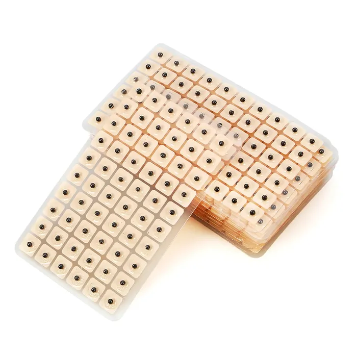 Earrings Life Changing Energy 600pcs Disposable Ear Press Stickers Acupuncture Vaccaria Plaster Bean