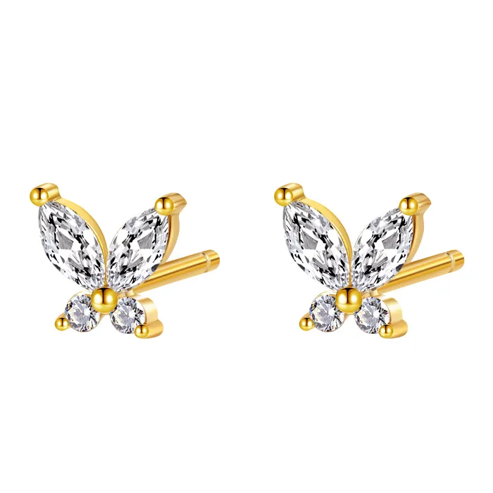 Earrings Metamorphosis Earrings 9K Gold Hey Happiness