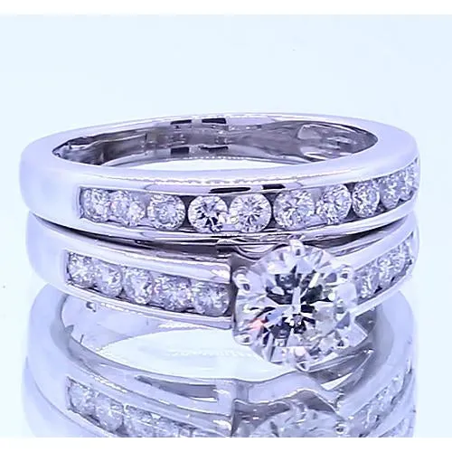 GB 250 Carats Round Natural Earth Mined Diamond Engagement Ring Set White Gold 14K Rings GB 250 Carats Round Natural Earth Mined Diamond Engagement Ring Set White Gold 14K Rings