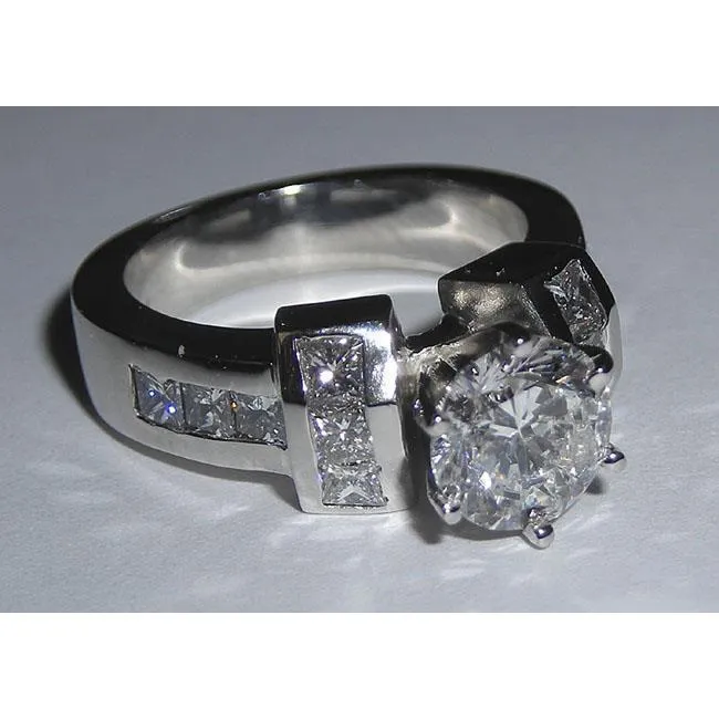 GB 271 Carat Natural Earth Mined Diamond Engagement Ring White Gold Jewelry Rings GB 271 Carat Natural Earth Mined Diamond Engagement Ring White Gold Jewelry Rings
