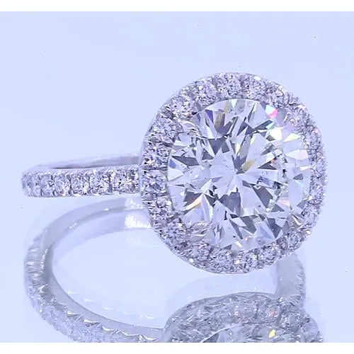 GB 450 Carats Natural Earth Mined Diamond Anniversary Ring Halo Setting Rings GB 450 Carats Natural Earth Mined Diamond Anniversary Ring Halo Setting Rings