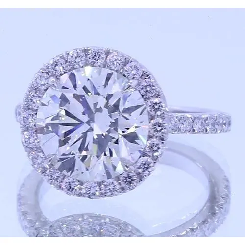 GB 450 Carats Natural Earth Mined Diamond Anniversary Ring Halo Setting Rings GB 450 Carats Natural Earth Mined Diamond Anniversary Ring Halo Setting Rings