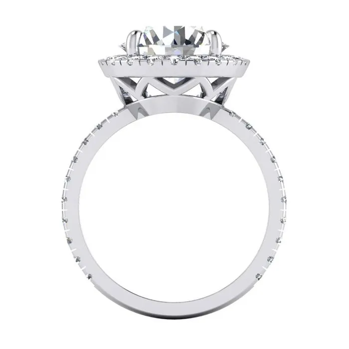 GB 450 Carats Natural Earth Mined Diamond Anniversary Ring Halo Setting Rings GB 450 Carats Natural Earth Mined Diamond Anniversary Ring Halo Setting Rings