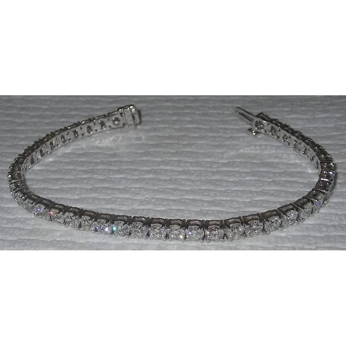GB Bracelets 25 Pointer Tennis Bracelet Natural Earth Mined Diamond