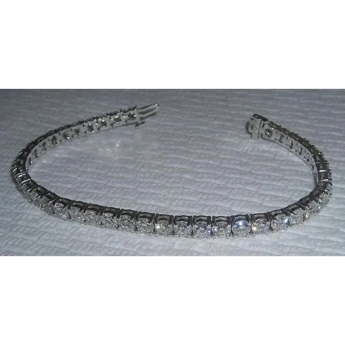 GB Bracelets 25 Pointer Tennis Bracelet Natural Earth Mined Diamond