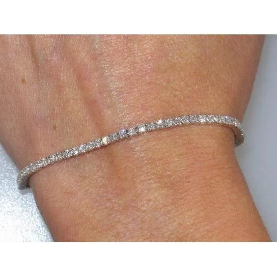 GB Bracelets 4ct Delicate Natural Earth Mined Diamond Bracelet