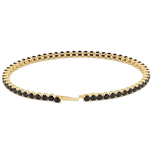 GB Bracelets Real Black Natural Earth Mined Diamond Tennis Bracelet 590 Carats F Vs1 Yellow Gold 14K GB Bracelets Real Black Natural Earth Mined Diamond Tennis Bracelet 590 Carats F Vs1 Yellow Gold 14K